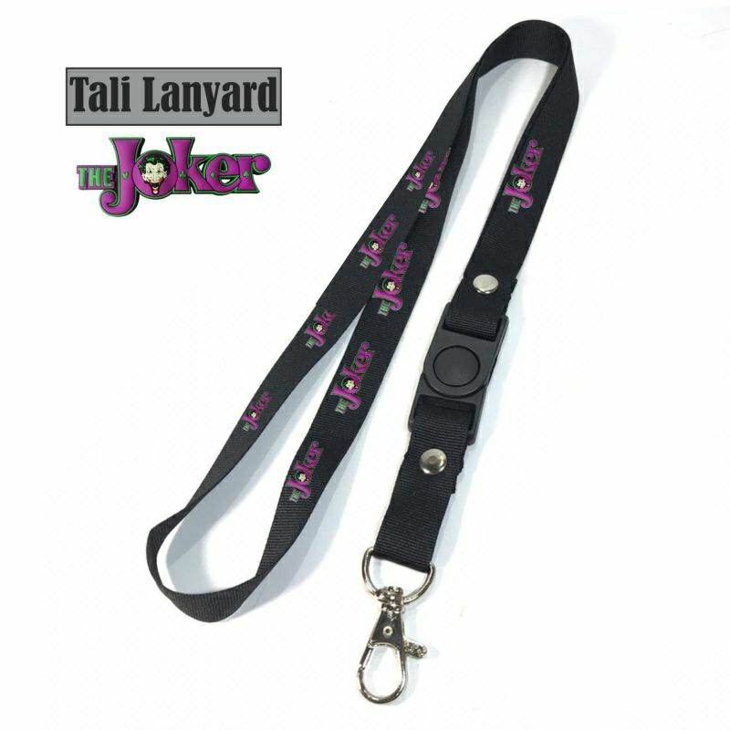 

Lanyard pods THE JOKER tali lanyard gantungan kunci name tag id card kartu nama / lanyard podss vapee gantungan / bisa cod lanyard best seller lanyard hitam lanyard murah / oring lengkap