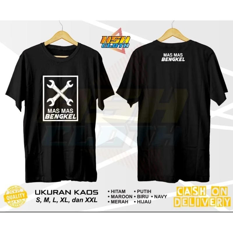 KAOS MAS MAS BENGKEL//BAJU BENGKEL//TEKNISI BENGKEL//NEW