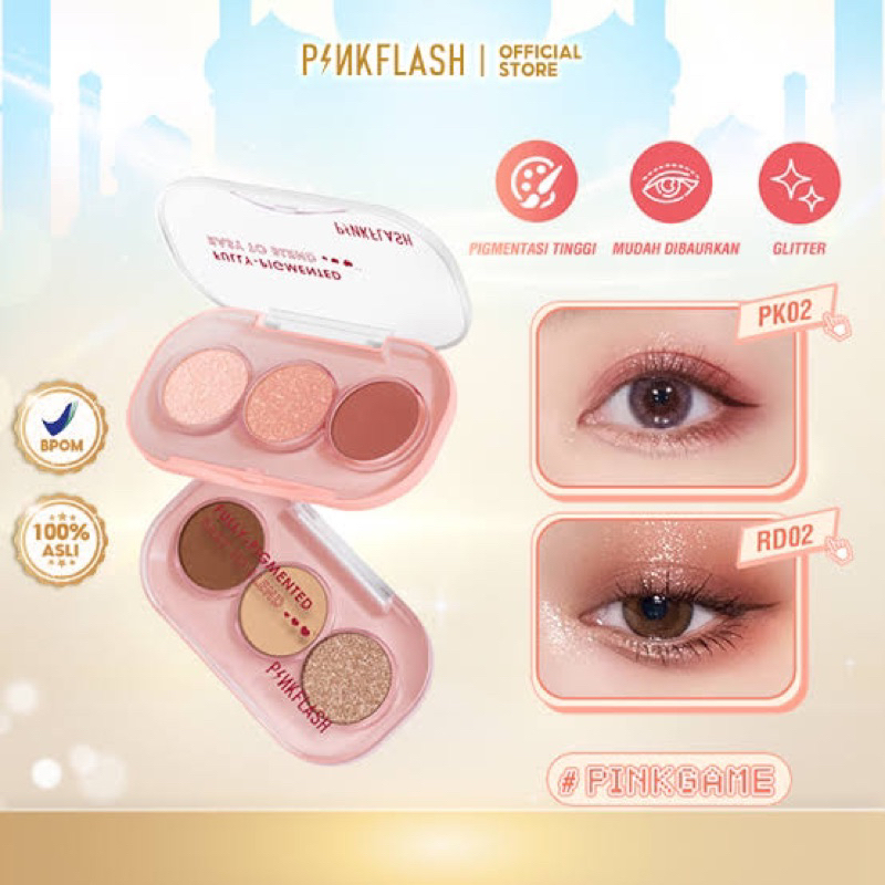 pinkflash eyeshadow3pan