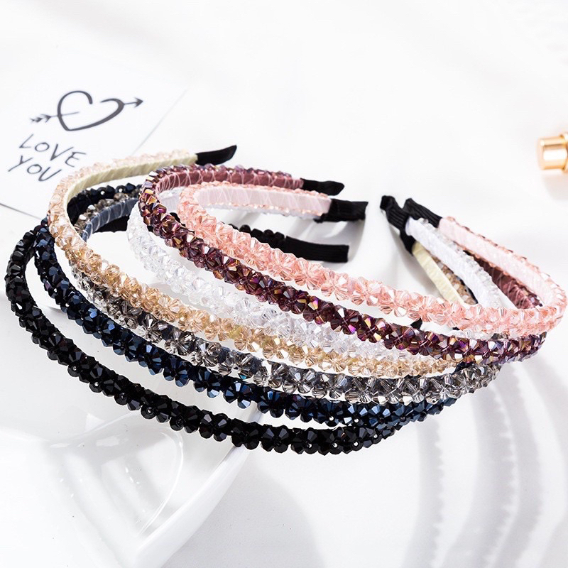 Bando Korea Mutiara Headband Pearl Blink Blink