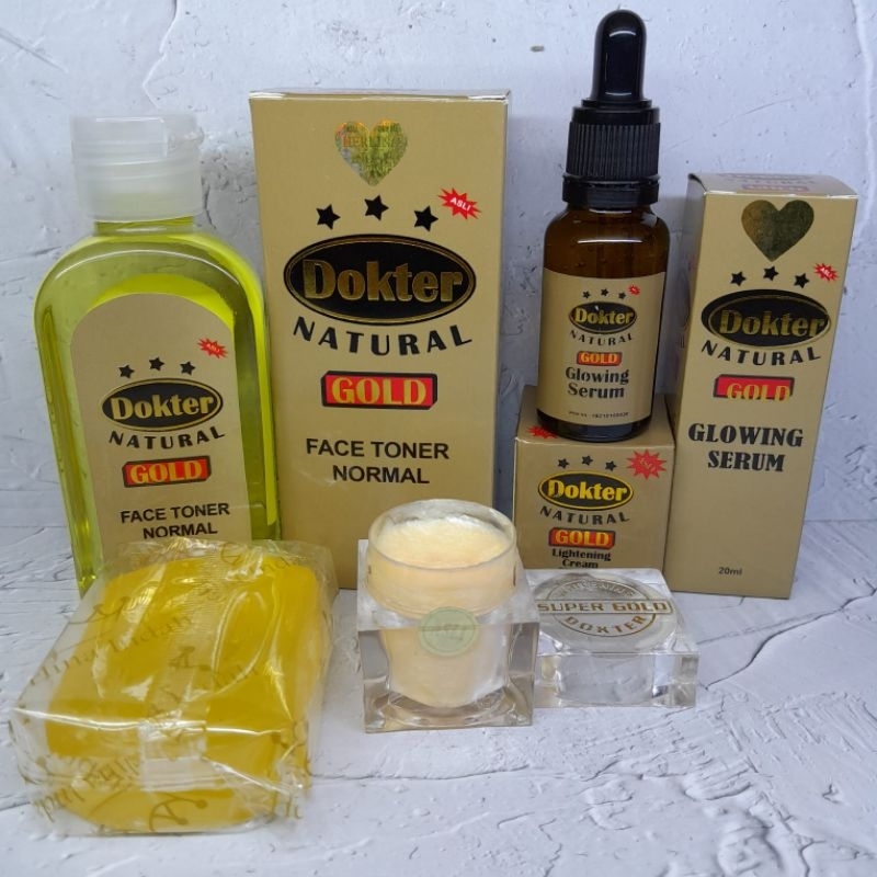 4IN1 PAKET LENGKAP DR GOLD 100% ASLI ORIGINAL POM