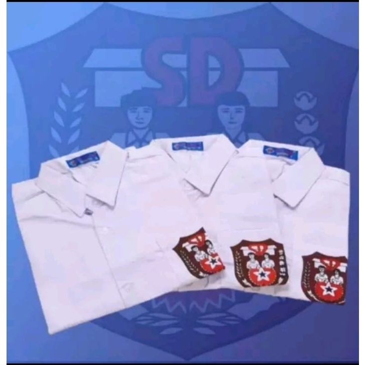 Baju Sekolah SD / Baju Seragam Sekolah SD Lengan Pendek (MERK SERAGAM)