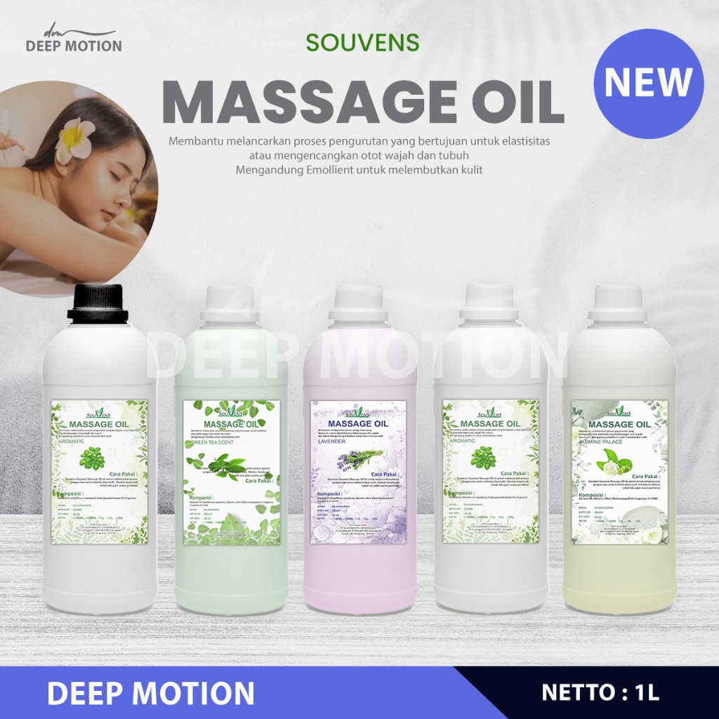 Massage Oil Aromatic Minyak Pijat Krim Urut Salon dan Spa Refleksi Standa BPOM Wangi Murah