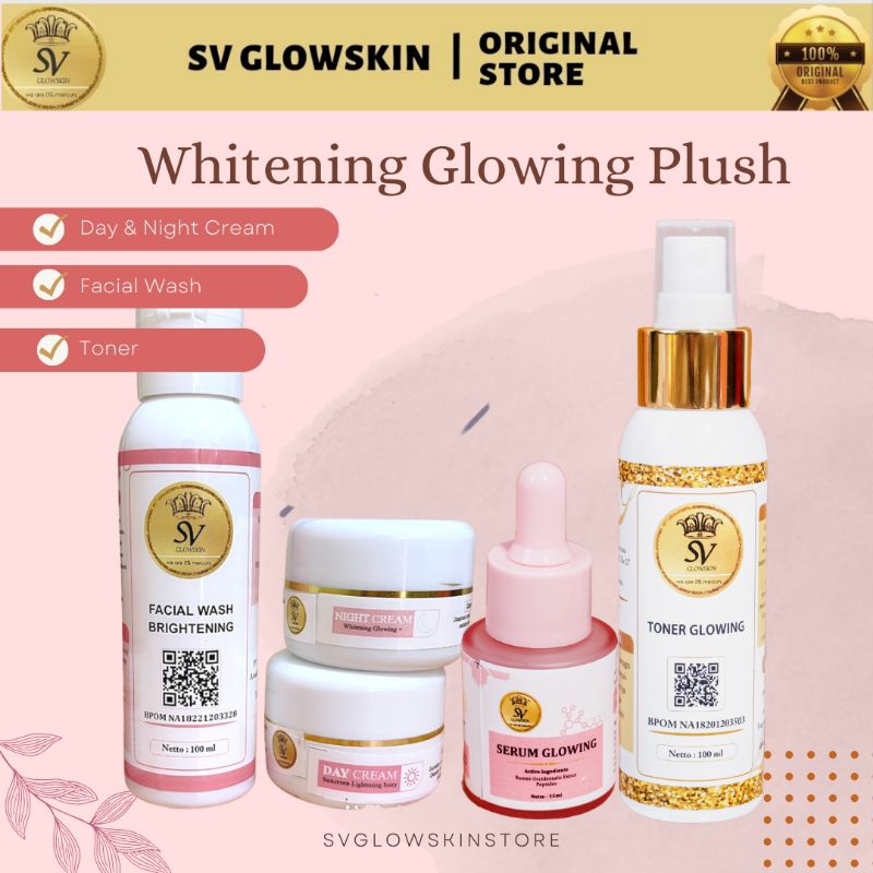 SV GLOWSKIN WHITENING GLOWING PLUSH | SV GLOW FLEK