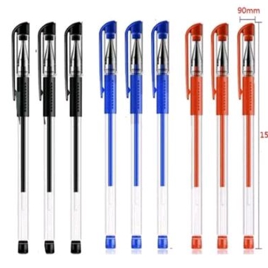 

Bolpoin HM gel 0,55 standart warna merah biru hitam alat tulis sekolah murah