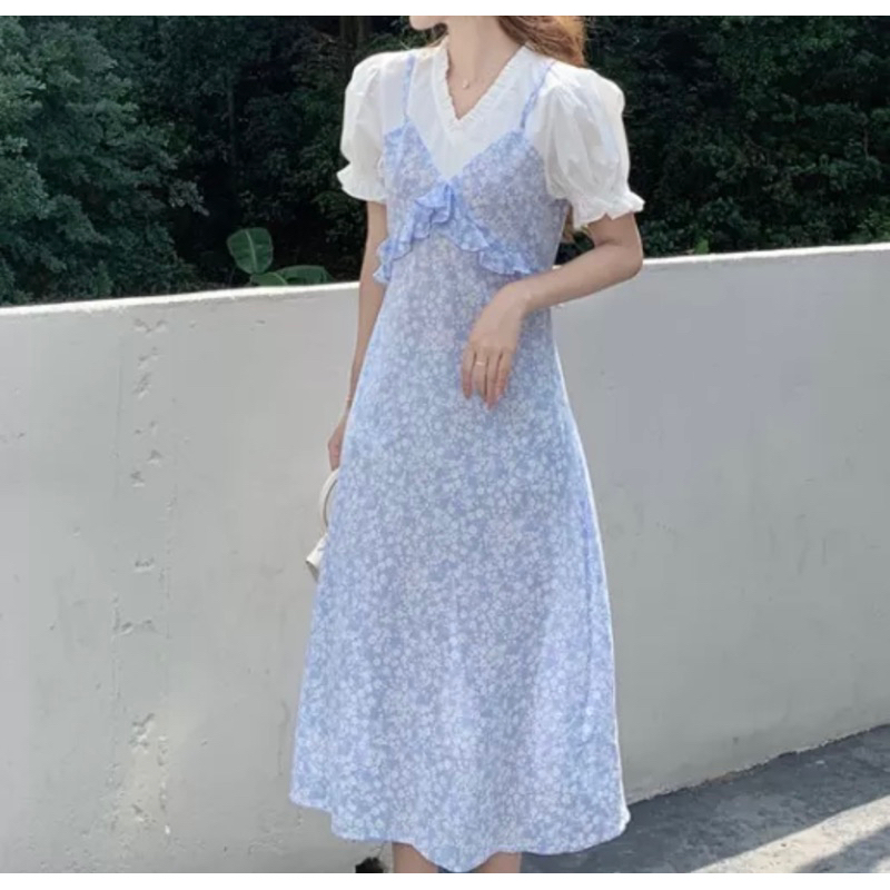 Korean Dress Korea Fashion Outfit / Daisy Dress Bunga