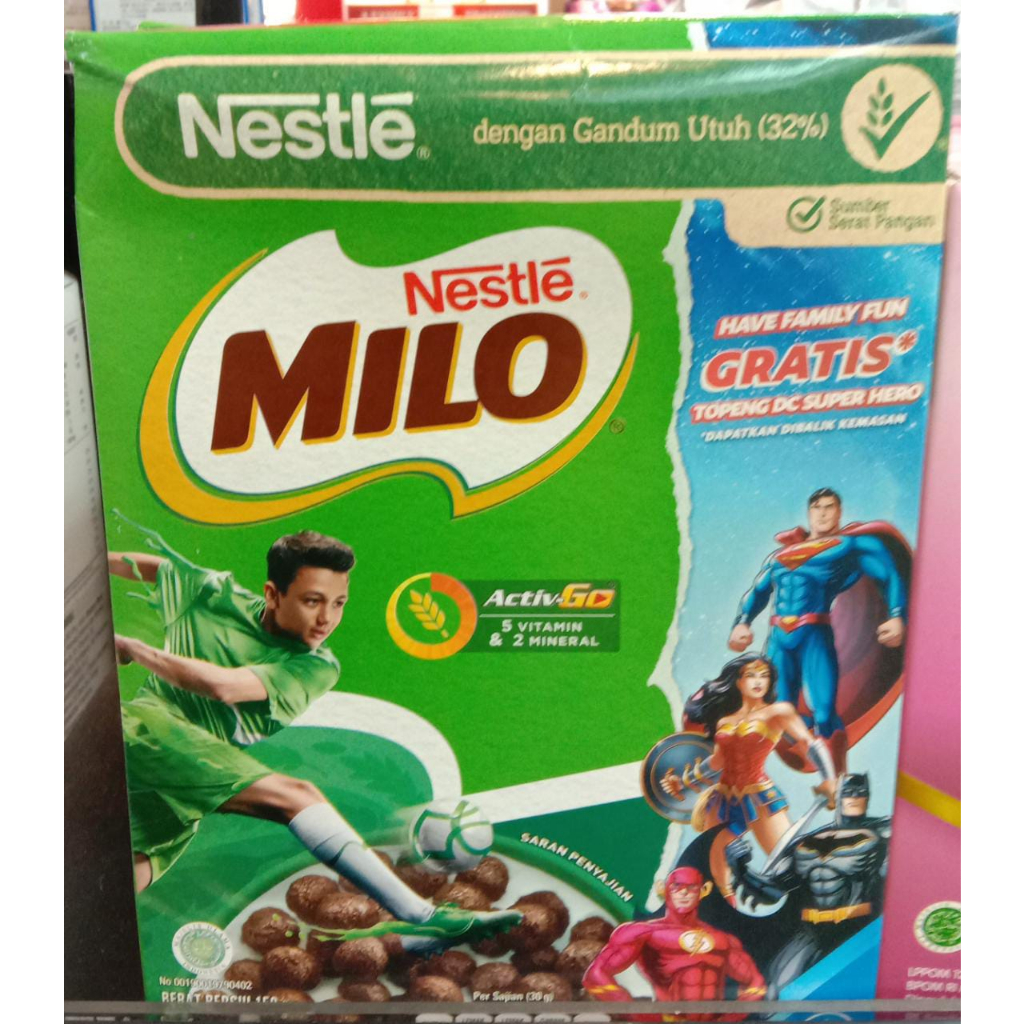 

Nestle Milo dengan Gandum Utuh Stay Active 150-300gr