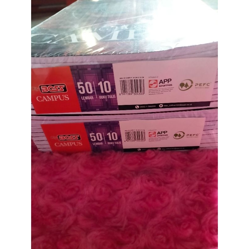 BUKU TULIS BIG BOSS CAMPUS 50 LEMBAR - 1 PACK
