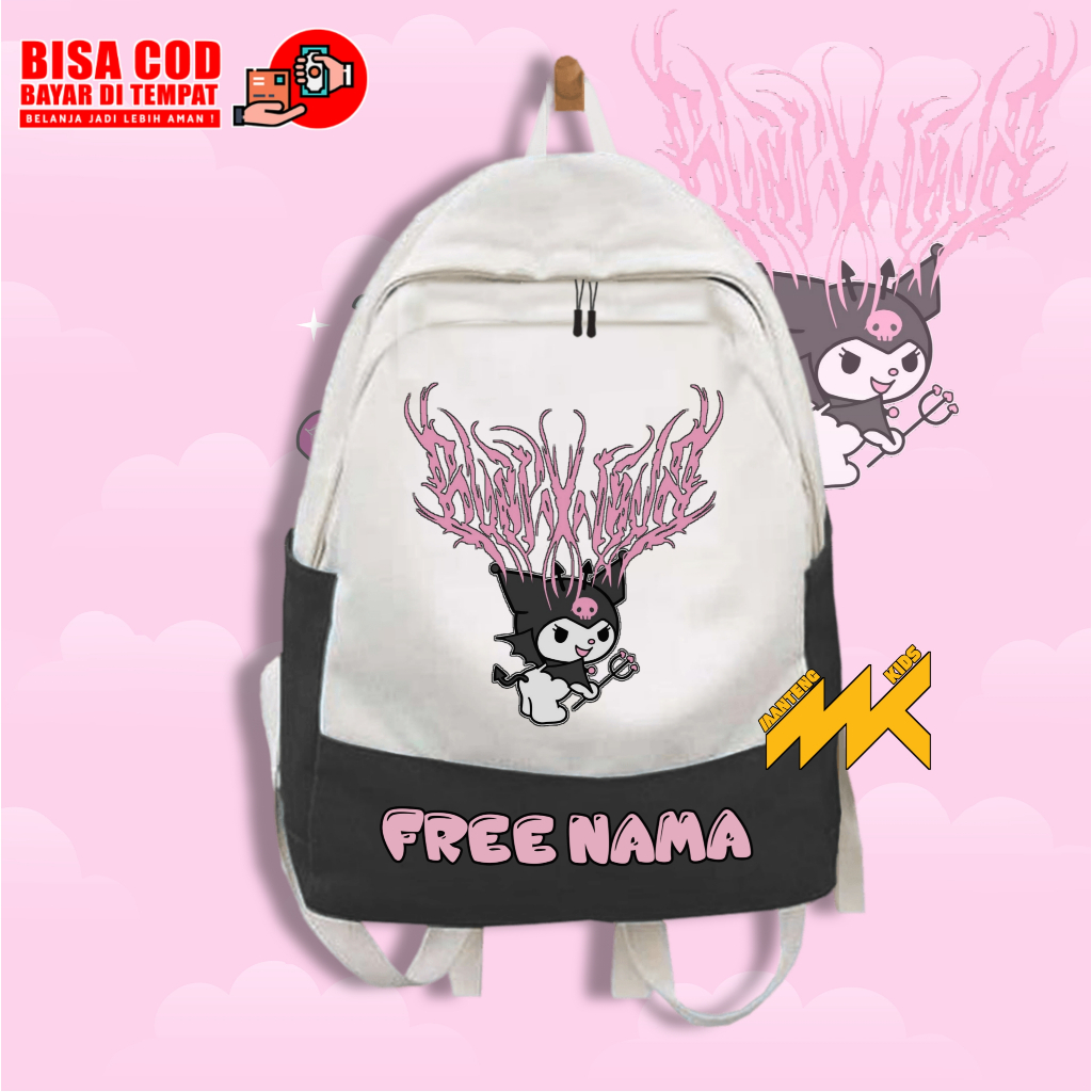 Tas Anak Kuromi / Tas Sekolah Anak Kuromi SD TK