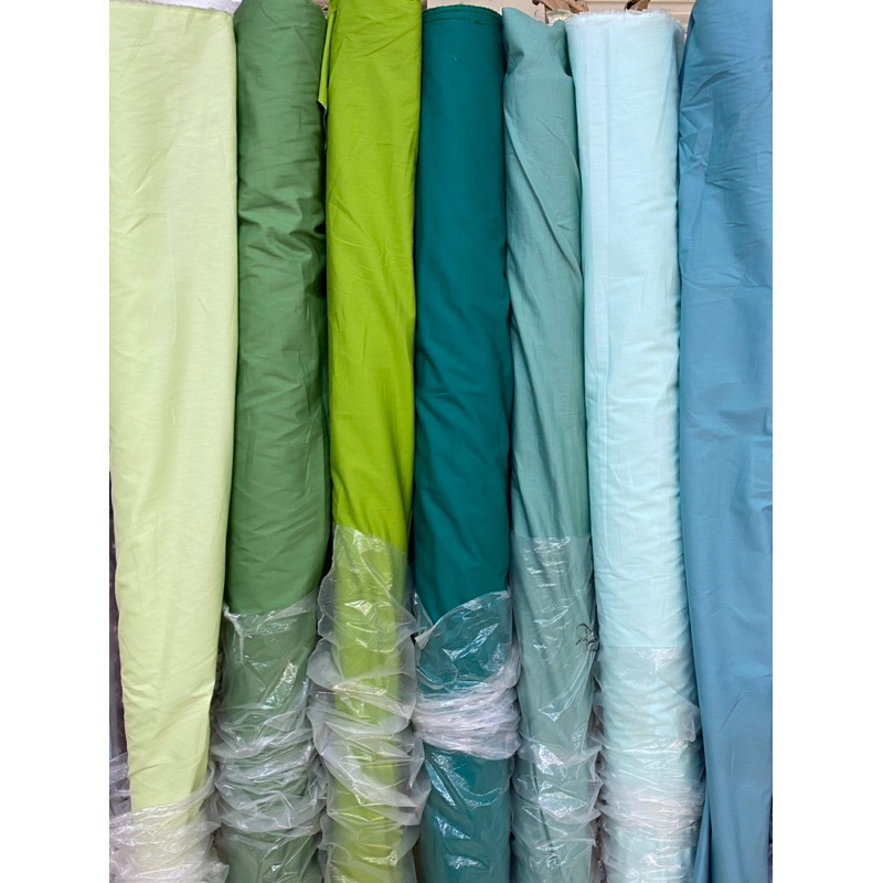ROLL 60 yard GROSIR per WARNA - Kain Katun POPLIN Jepang
