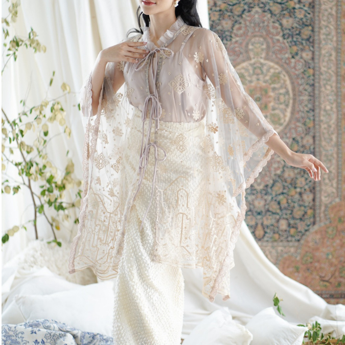 JALEELA - HELEN OUTER  (OUTER ONLY) - (INNER NOT INCLUDED) (KEBAYA KONDANGAN / MODERN / LAMARAN / WISUDA)