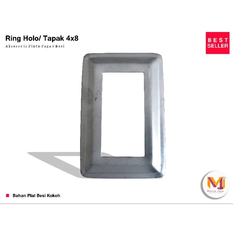 Ring Holo/Tapak 4x8 | Aksesoris Pintu Pagar Besi