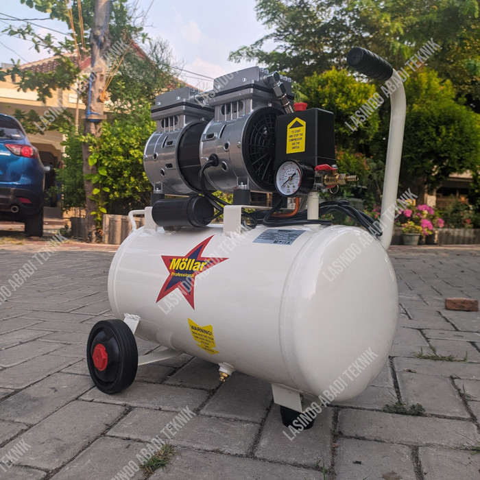 kompresor silent mollar 3/4 hp 24 liter AC1024S