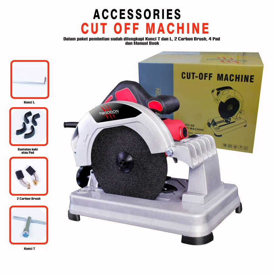 "Mesin Cutting Cut Off 7 Inch Gergaji Potong Besi / mesin potong besi - alat pertukangan- 7 inch"