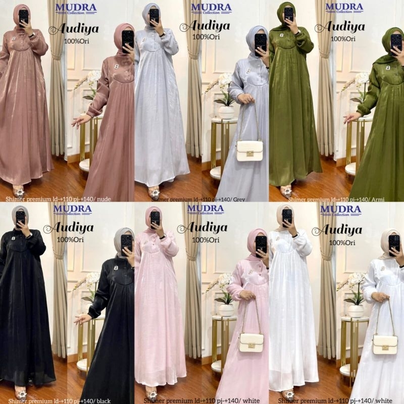 Audiya Dress ori by Mudra Hijab
