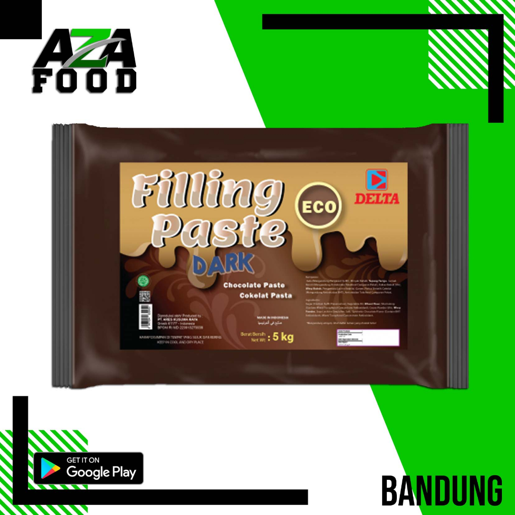 

Delta Eco Dark Filling Chocolate Paste Cokelat Pasta 5 Kg