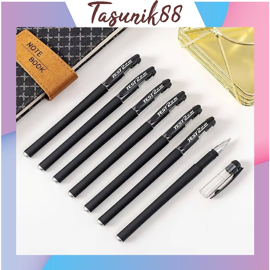 

⭐TasUnik88⭐ Pena Polos Gel Hitam Pulpen Sekolah Kantor Import S082