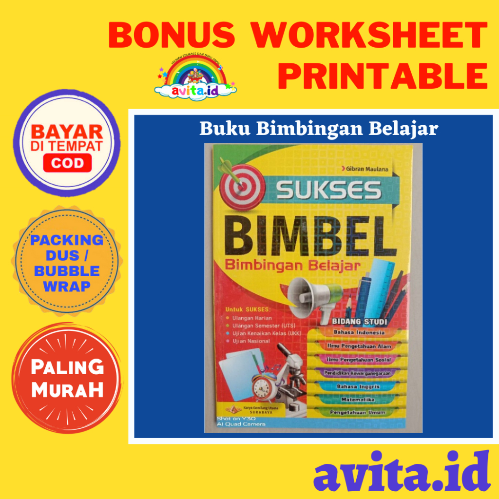 

avita.id TERMURAH Buku Sukses Bimbel/Buku Bimbingan Belajar Untuk Anak SD/MI