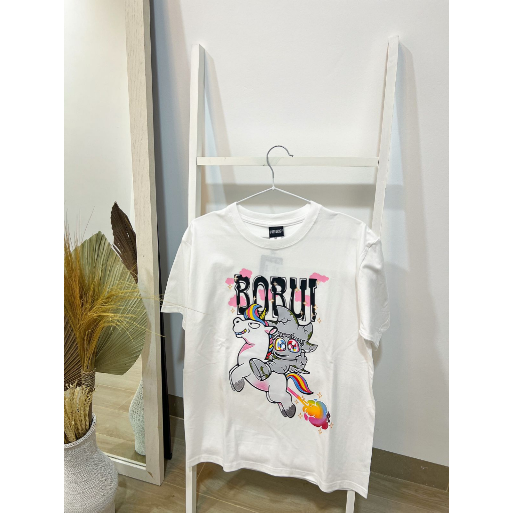 Oversized Tee Unisex - Bobut White