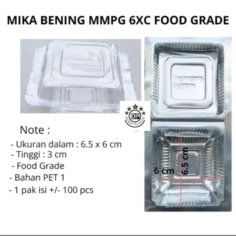 

Mika Bening 6/6C Mika Kue bolu/pudding/gorengan