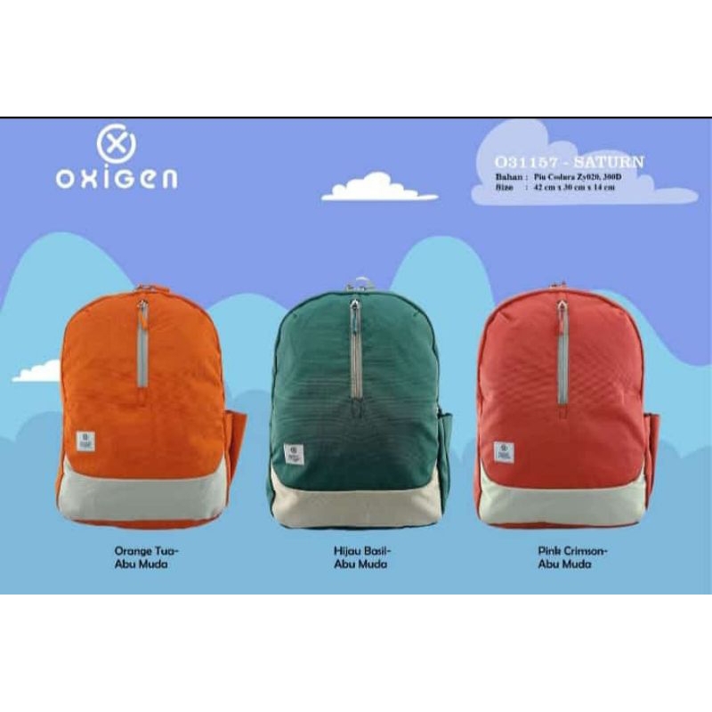 Tas ransel tas punggung merk "Oxigen" original