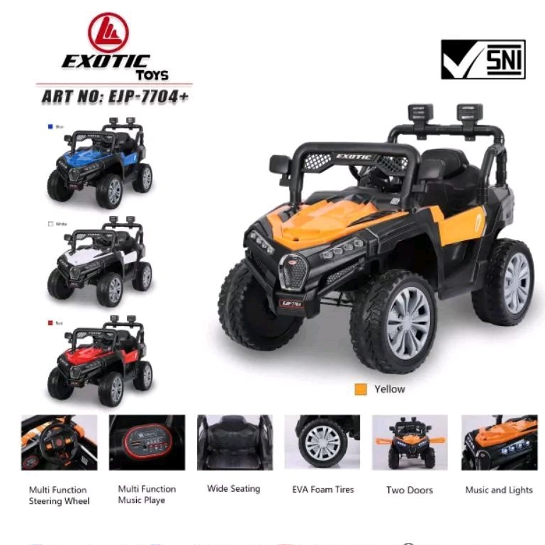 MOBIL AKI EXOTIC BAN KARET EJP 7704+