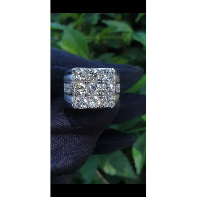 cincin cowok emas berlian mata 9