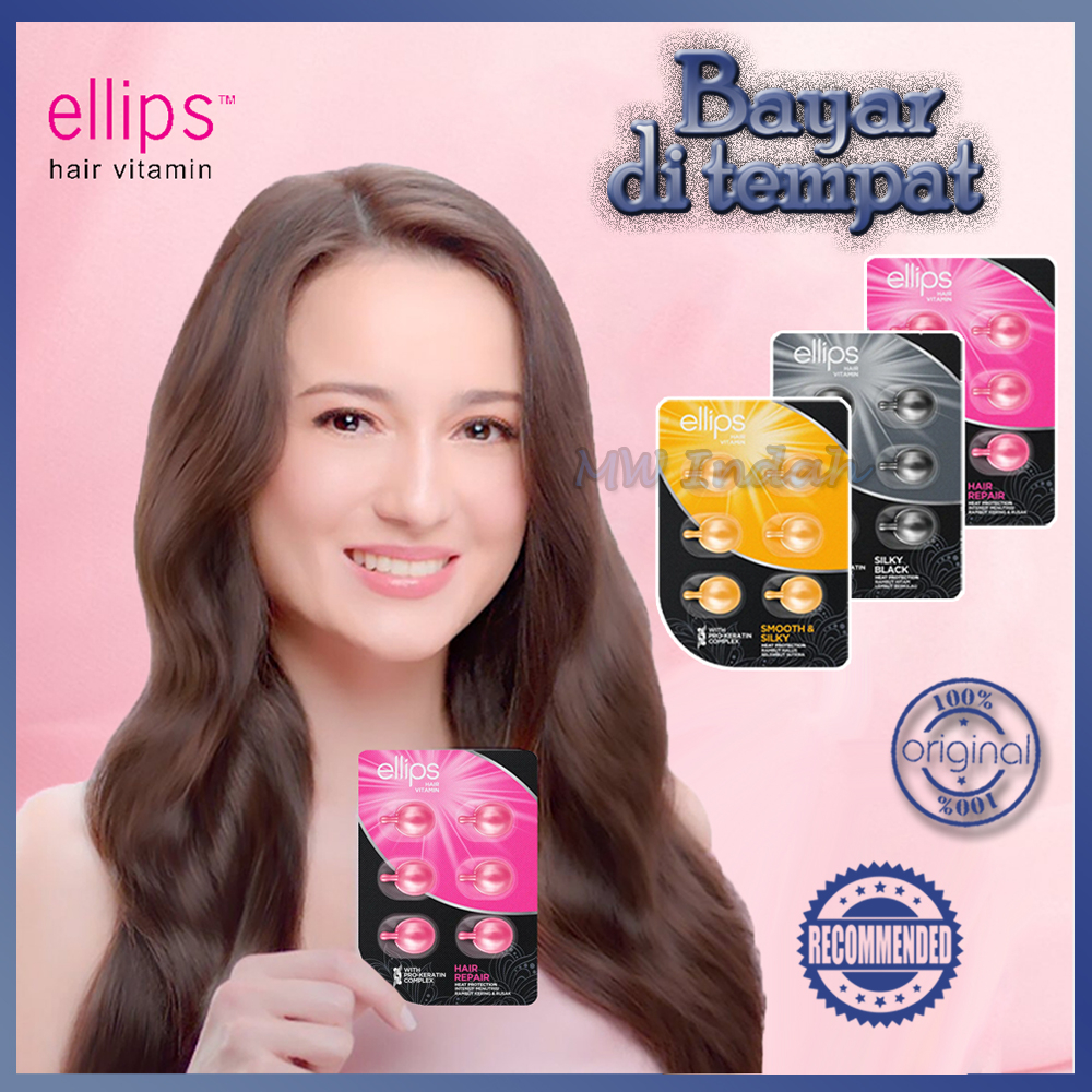 Obat Keratin Treatment Rambut Rusak Ellips Vitamin Rambut Pelembab Rambut Kering Mengembang Ellips H