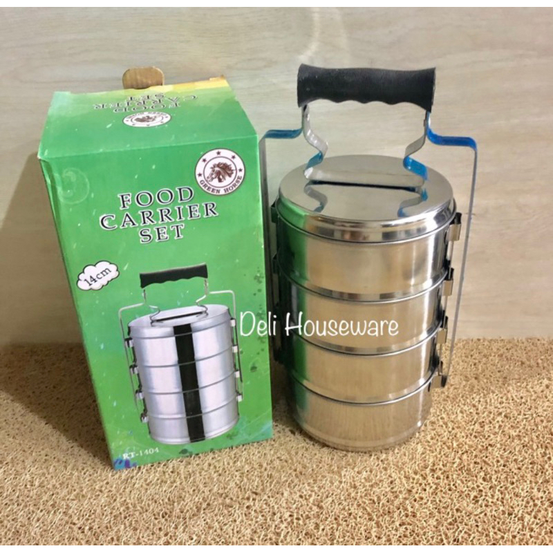 GREENHORSE Rantang Makan Stainless / Rantang Susun / Food Carrier Set