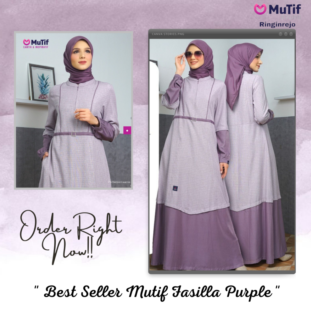 GAMIS MUTIF FASILLA / FASILLA MUTIF / GAMIS MUTIF FASILLA PURPLE / GAMIS SIMPLE / GAMIS DAILY / GAMI