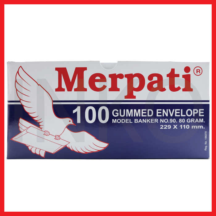 

KIKY AMPLOP MERPATI 100 GUMMED ENVELOPE 90 80GR