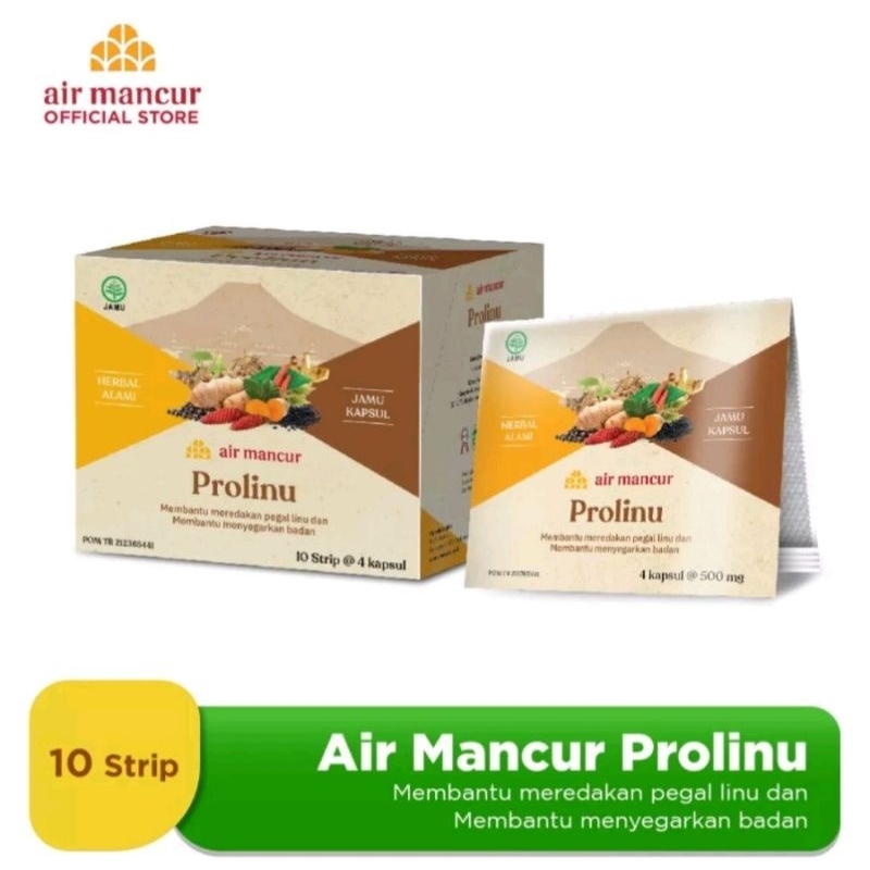 

Jamu air mancur kapsul prolinu obat pegal capek