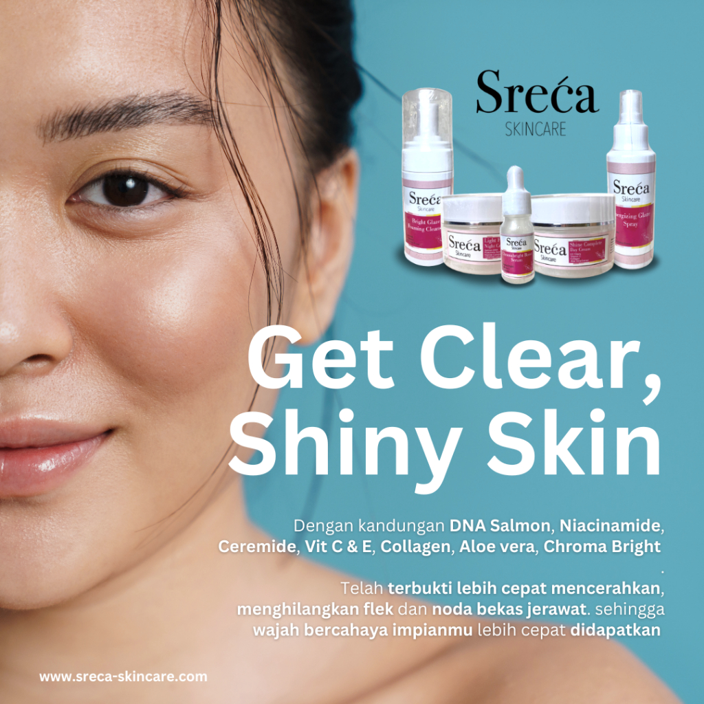 Paket DNA SALMON PREMIUM Glowing Whitening BPOM By Sreca Skincare
