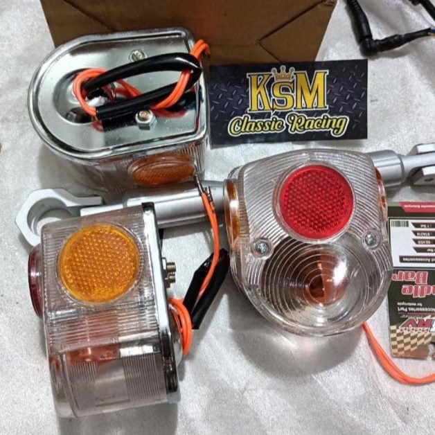 LAMPU BELAKANG HONDA C70 SETOPAN BELAKANG HONDA C70 MATA KUCING BOLAM LAMPU SETOP BELAKANG C70