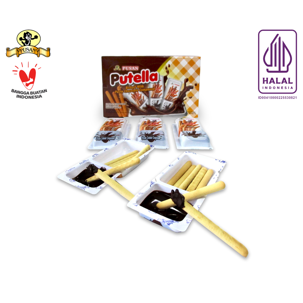 

Putella coklat stik hitam manis 11 gram