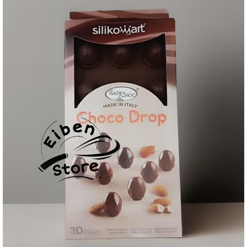Silikomart Silicone Choco Mold Egg Choco Drop / Cetakan Coklat Choco Drop