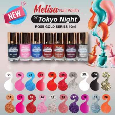 MELISA NAIL POLISH BY TOKYO NIGHT/ CAT KUKU 10ML