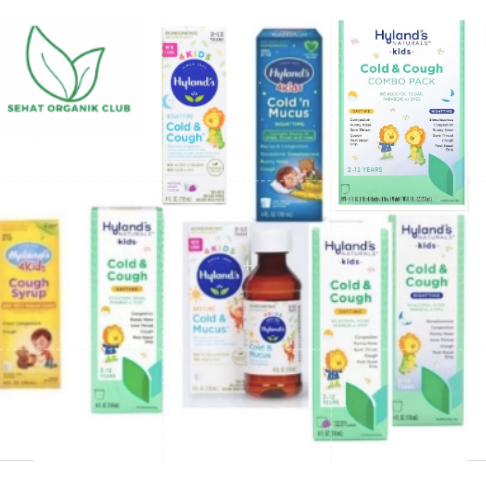 Hyland's Hyland Hylands Kids Cold & Cough ; Cold N Mucus 4 118 ml ; Cold 'n Cough Night time 118ml ;