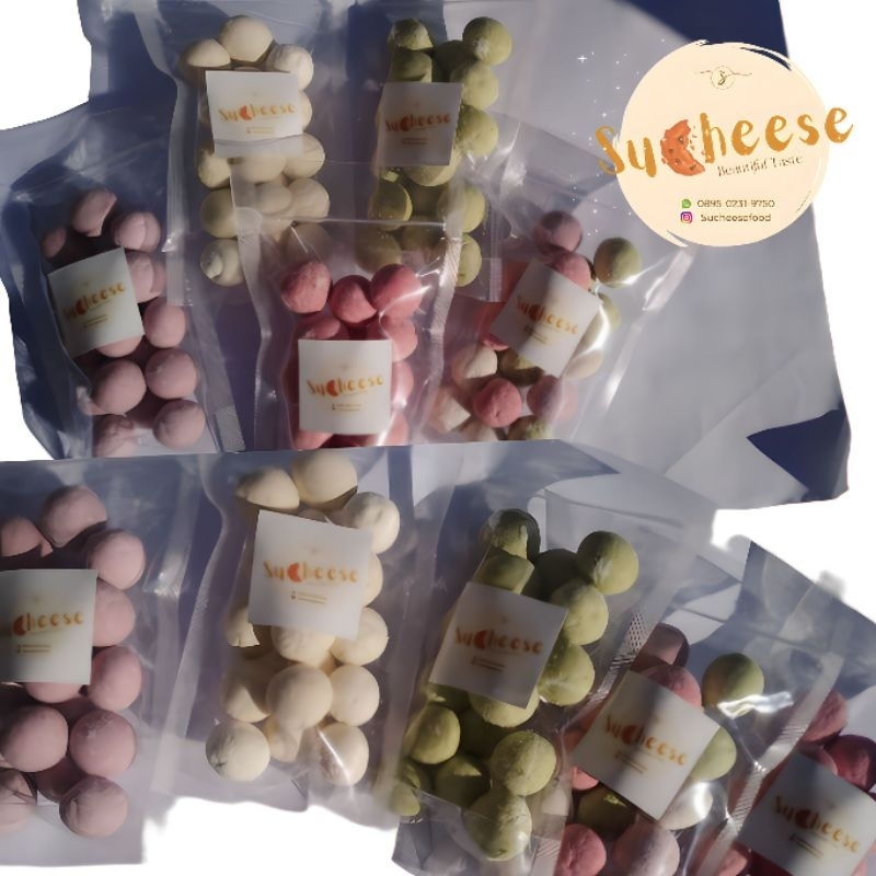 

Bola Susu | Vanilla - Matcha - Red Velvet - Taro | Sucheezefood