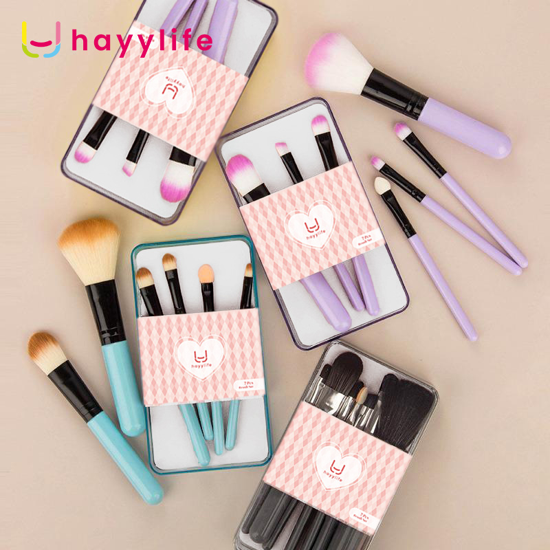 SOOKA Makeup Brush Set-Alat Makeup 7Pcs Beauty brush set , alat kecantikan pemula dengan berbagai macam alat seperti ;  blush on, pensil alis, eye shadow brushHL-BCB817