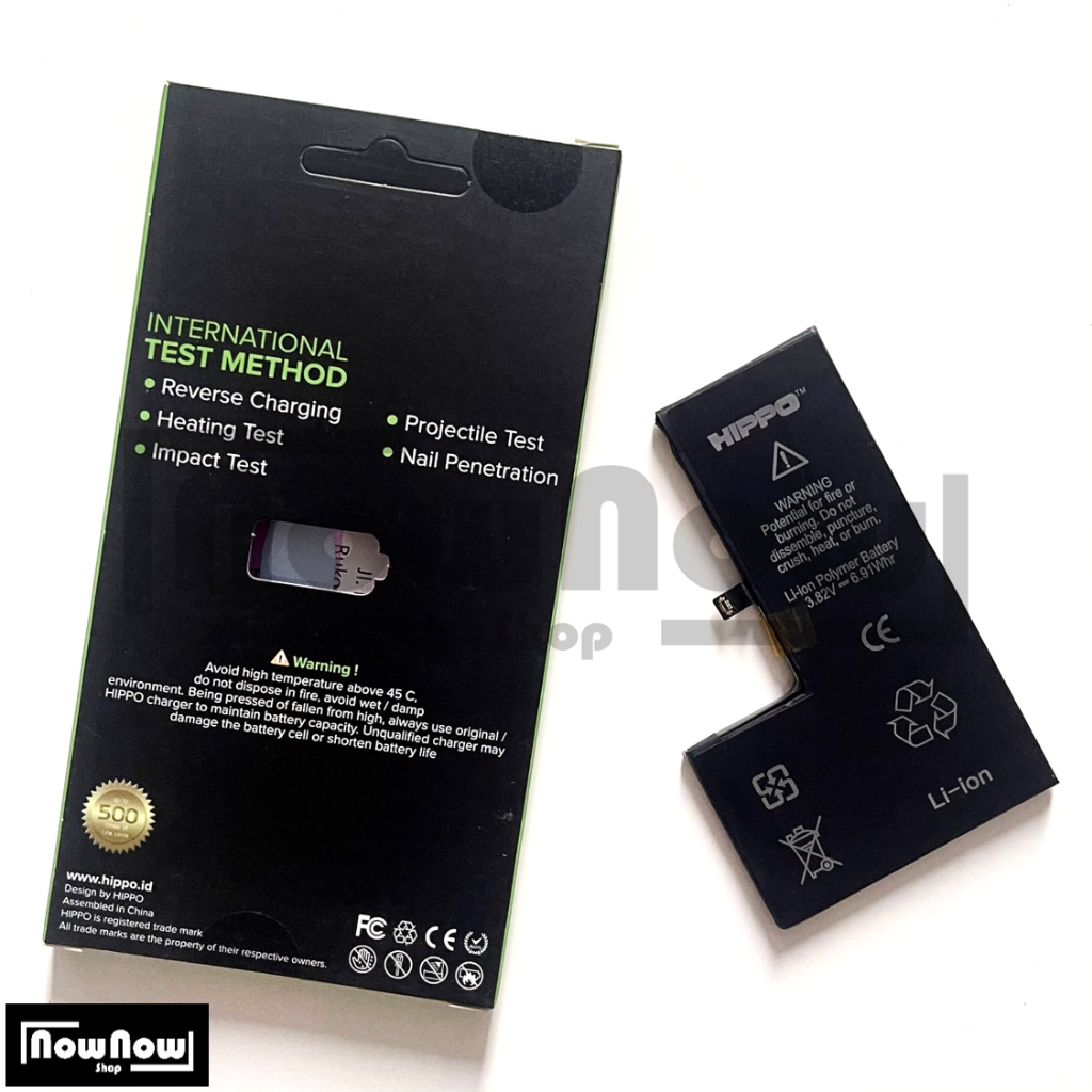 Baterai Hippo iPhone XS A2097 A1920 A2100 A2098 Original Batre Batrai Battery HP Garansi Resmi