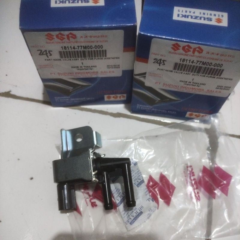 selenoid valve purge ertiga