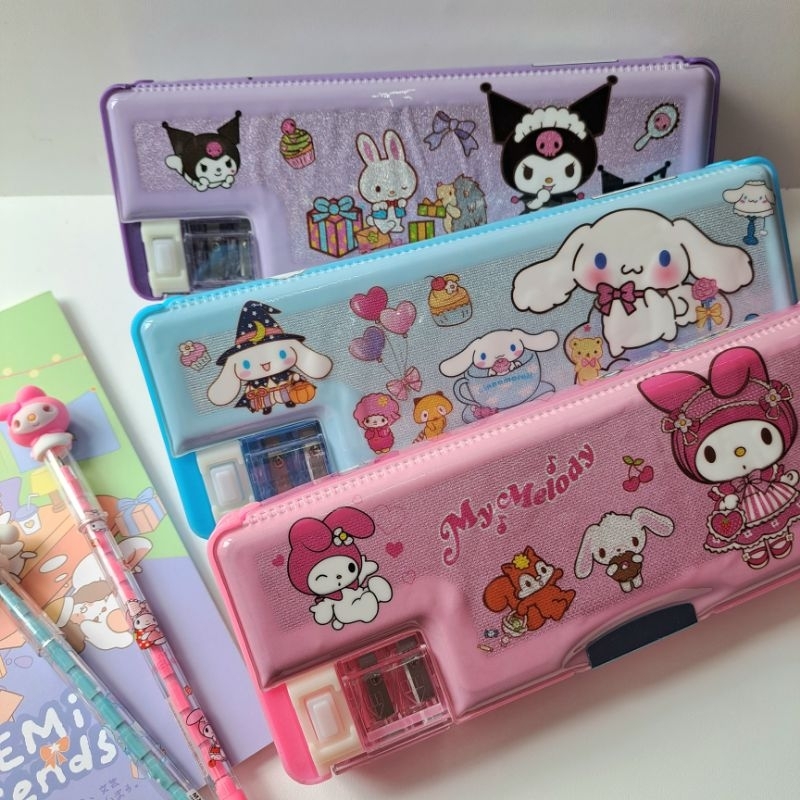 

TEMPAT PENSIL KUROMI/MELODY/CINAMORROL/TEMPAT PENSIL LUCU/ TEMPAT PENSIL KARAKTER