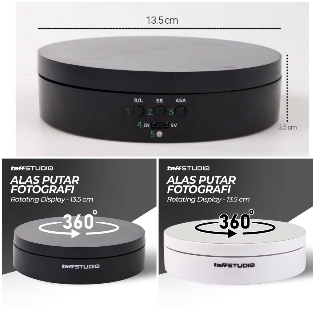 Taff Studio Alat Putar Fotografi Rotaring