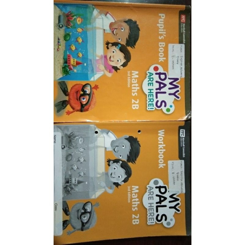 

May Pals Maths 2B Pupil book & Workbook 2B 3rd edition