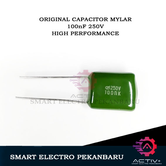 ORIGINAL CAPACITOR MYLAR 100nF 250V 2E104K KAPASITOR MILAR 104 100nF 2E104J KAPACITOR KERAMIK 104J 2