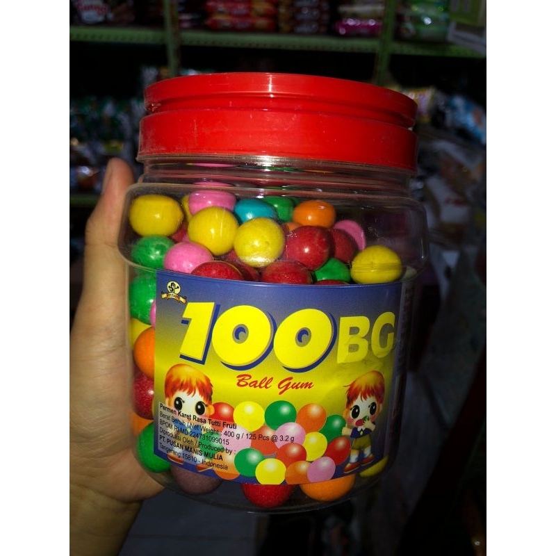 

PERMEN BUBBLE GUM 100bg isi 125