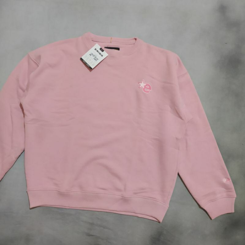 Crewneck Erigo Sweatshirt Gare Pink