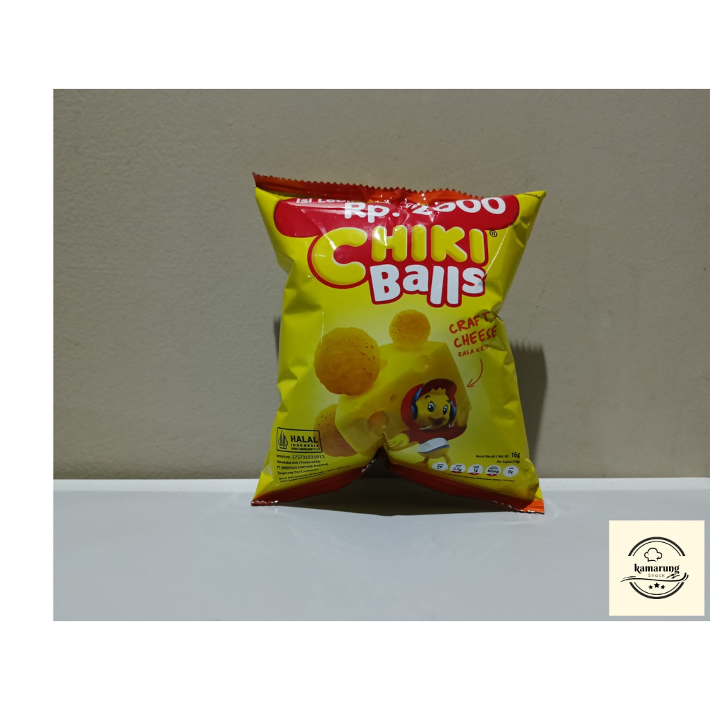 

CHIKI BALLS RENCENG RASA KEJU ISI 10 X 16GR