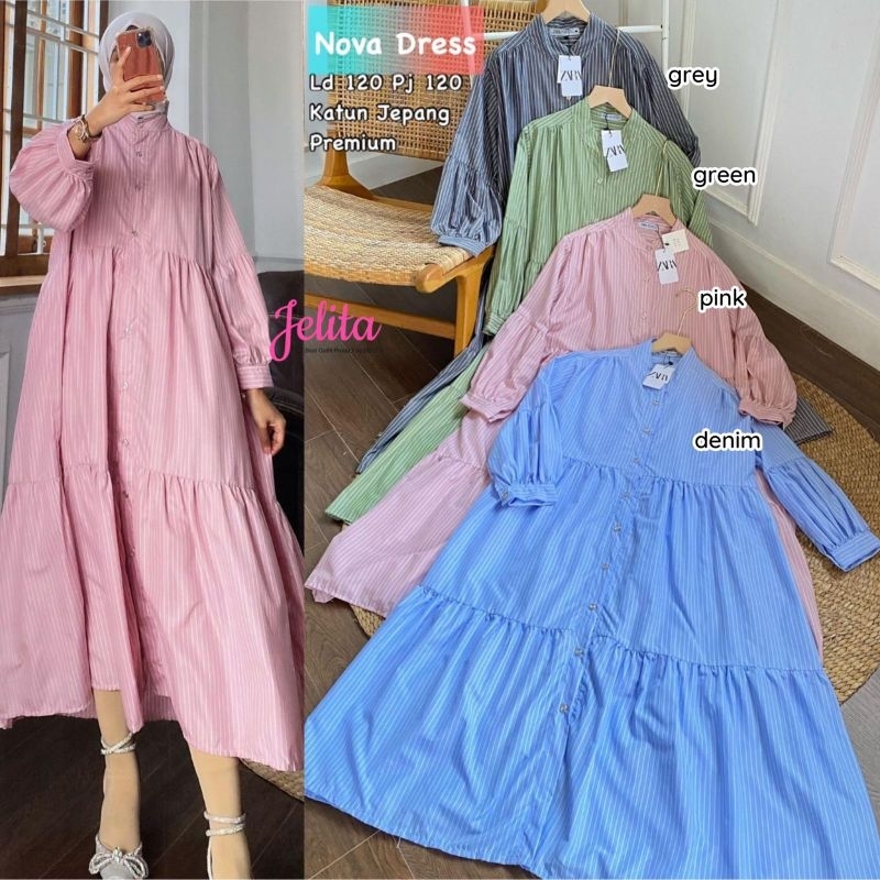 Nova midi dres by jelita